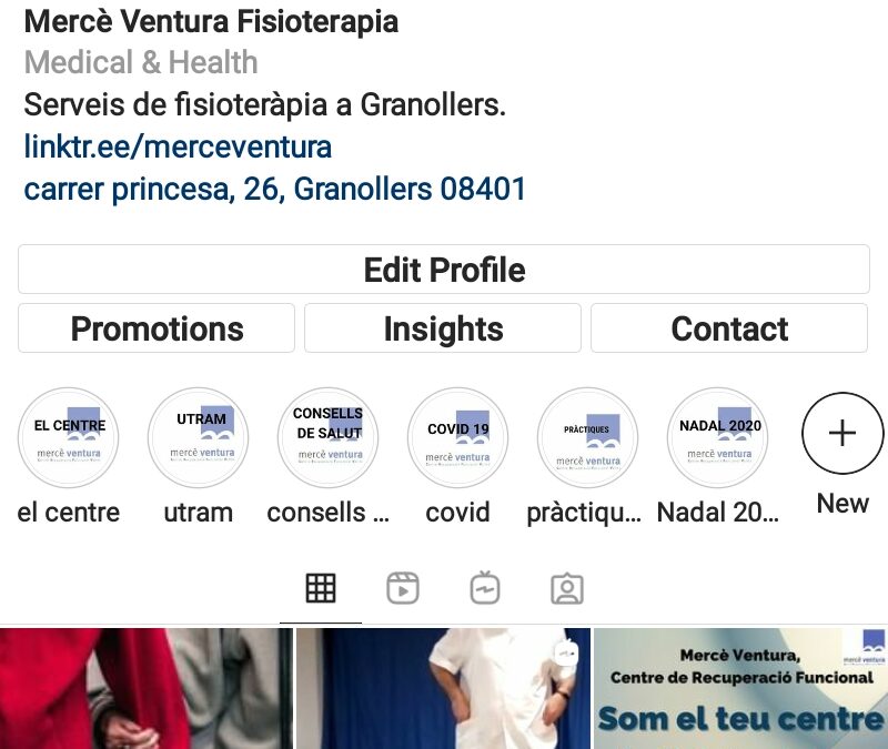 Instagram storises perfil